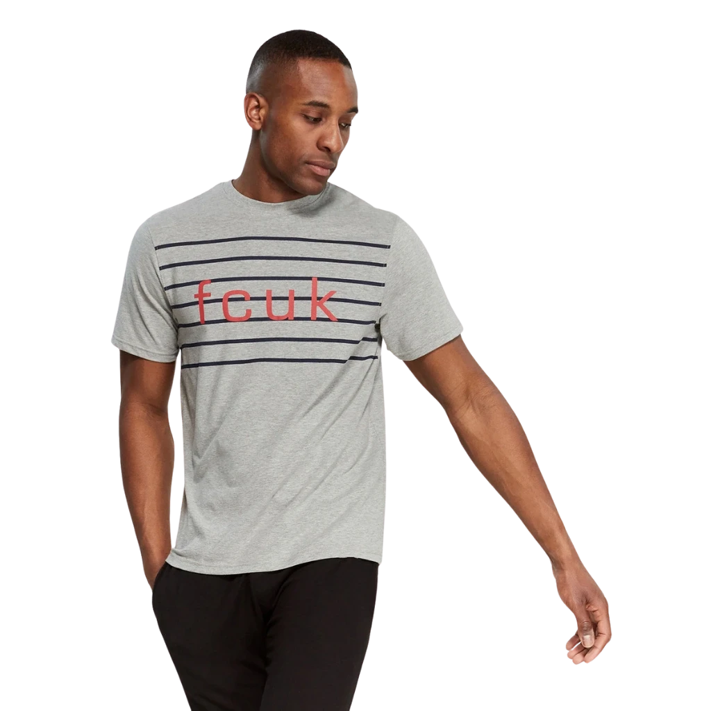 FCUK-stripe-heather-grey